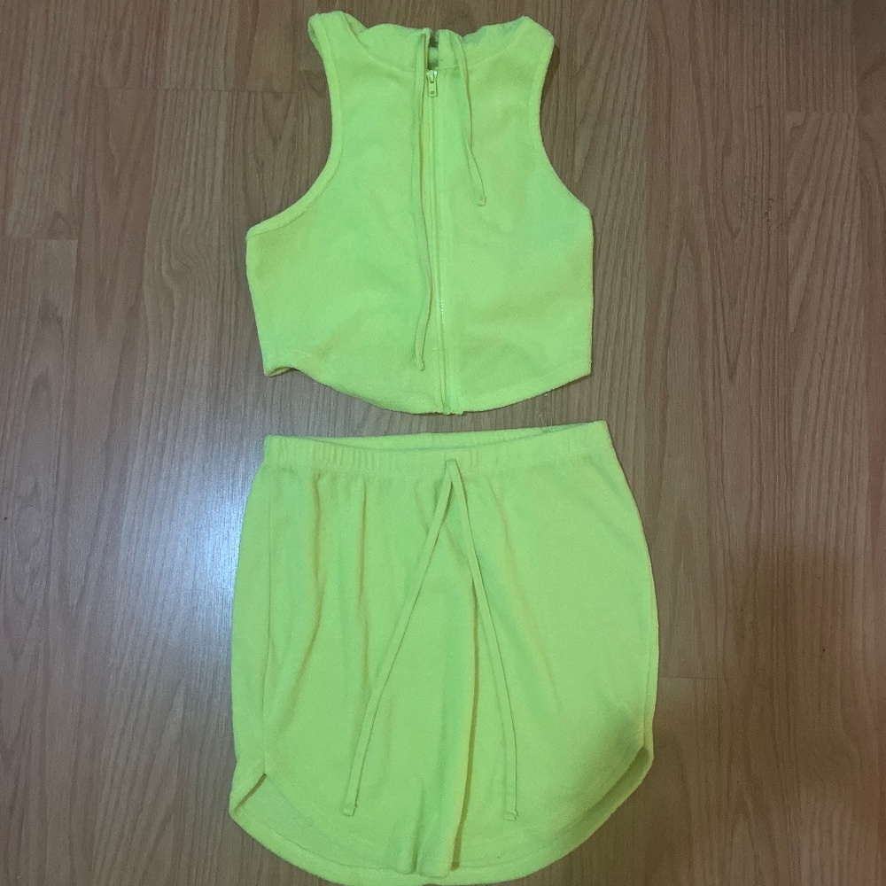 yellow swim cover(top and bottom)